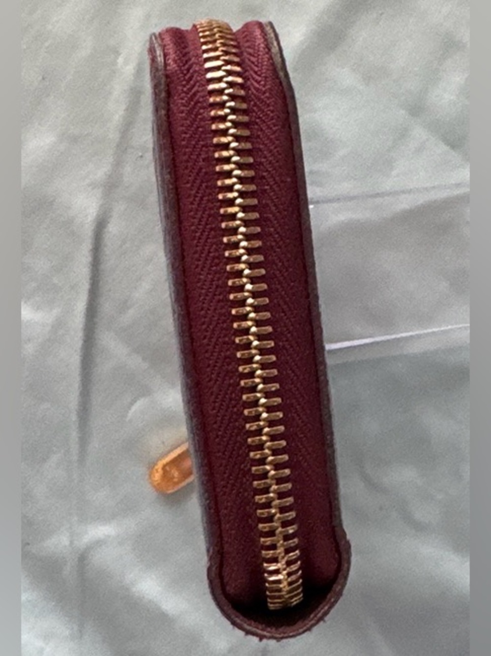 Louis Vuitton Vernis Zip Around Wallet in Burgundy, Comes With COA. - Picture 5 of 16